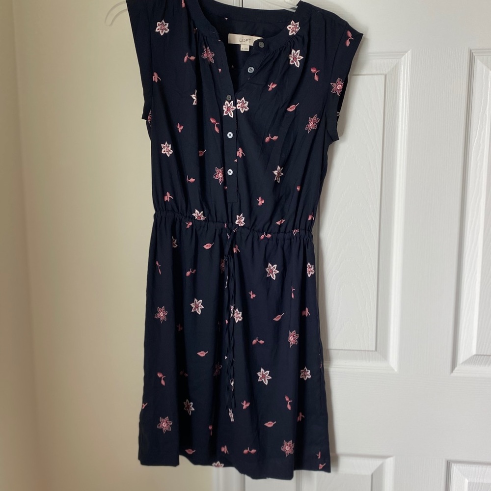 Cap sleeve loft dress